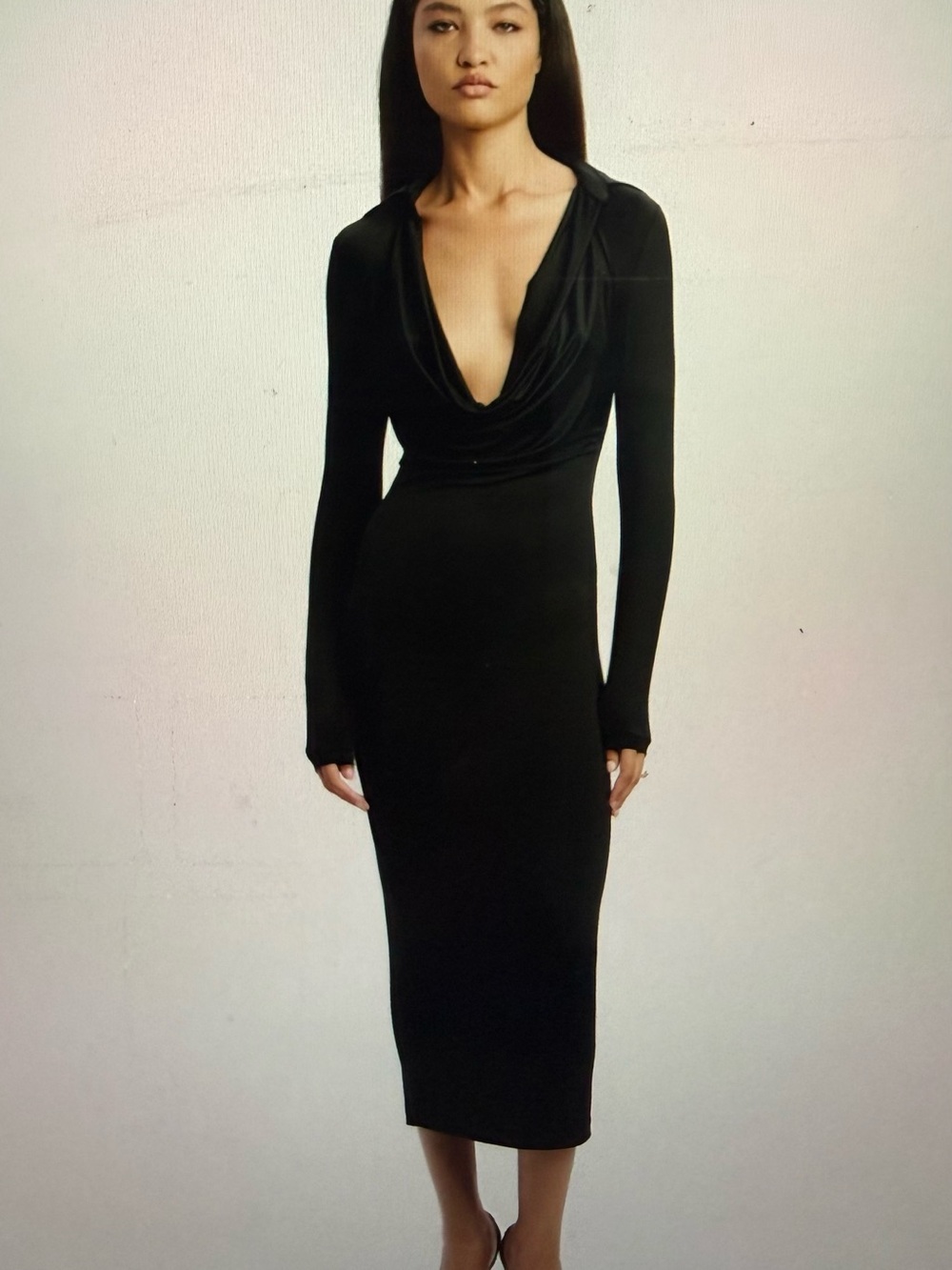 Bardot Lorel Midi Dress in Black